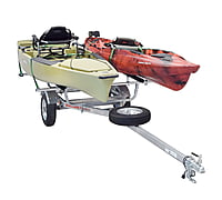 Malone MicroSport 2 Kayak Trailer Package (2 Sets Bunks, Spare Tire)