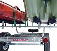 Malone MicroSport 2 Kayak Trailer Package (2 Sets Bunks, Spare Tire)