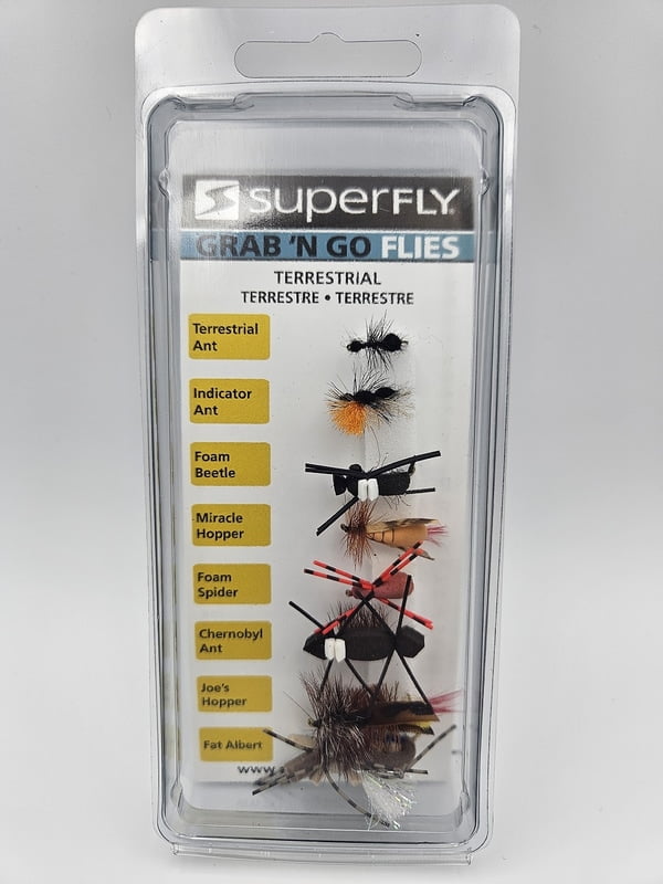 Superfly Grab 'N Go Terrestrial Assorted Flies Superfly Grab 'N Go Terrestrial Assorted Flies