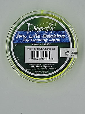 Dragonfly 20lb Fly Line Backing - 100yd/Chartreuse