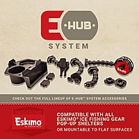 Eskimo E-Hub Quick Attach Rod Holder w. Flex Arm Eskimo E-Hub Quick Attach Rod Holder w. Flex Arm