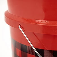 Eskimo Plaid 6 Gallon Bucket