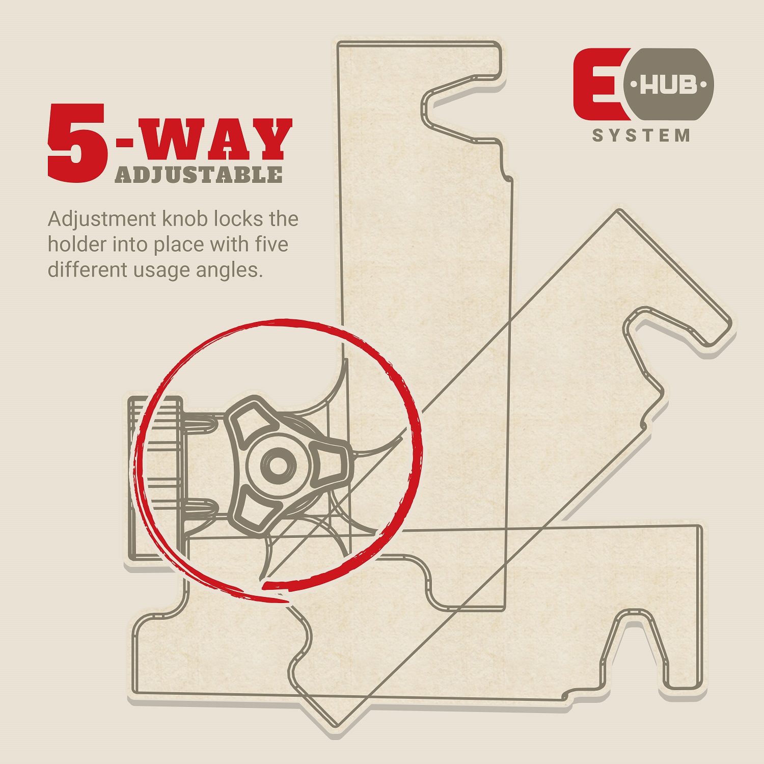 Eskimo E-Hub Deadstick Rod Holder Eskimo E-Hub Deadstick Rod Holder