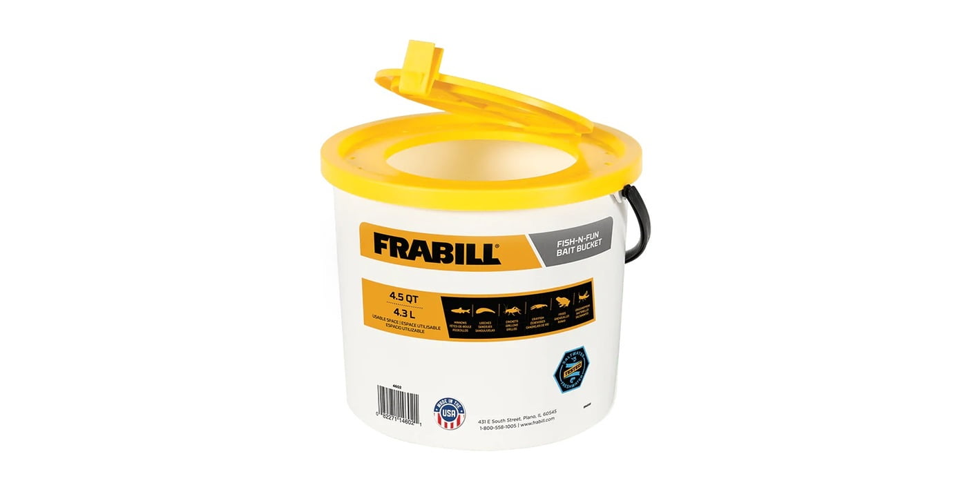 Frabill Fish-N-Fun 4.5QT Bait Bucket