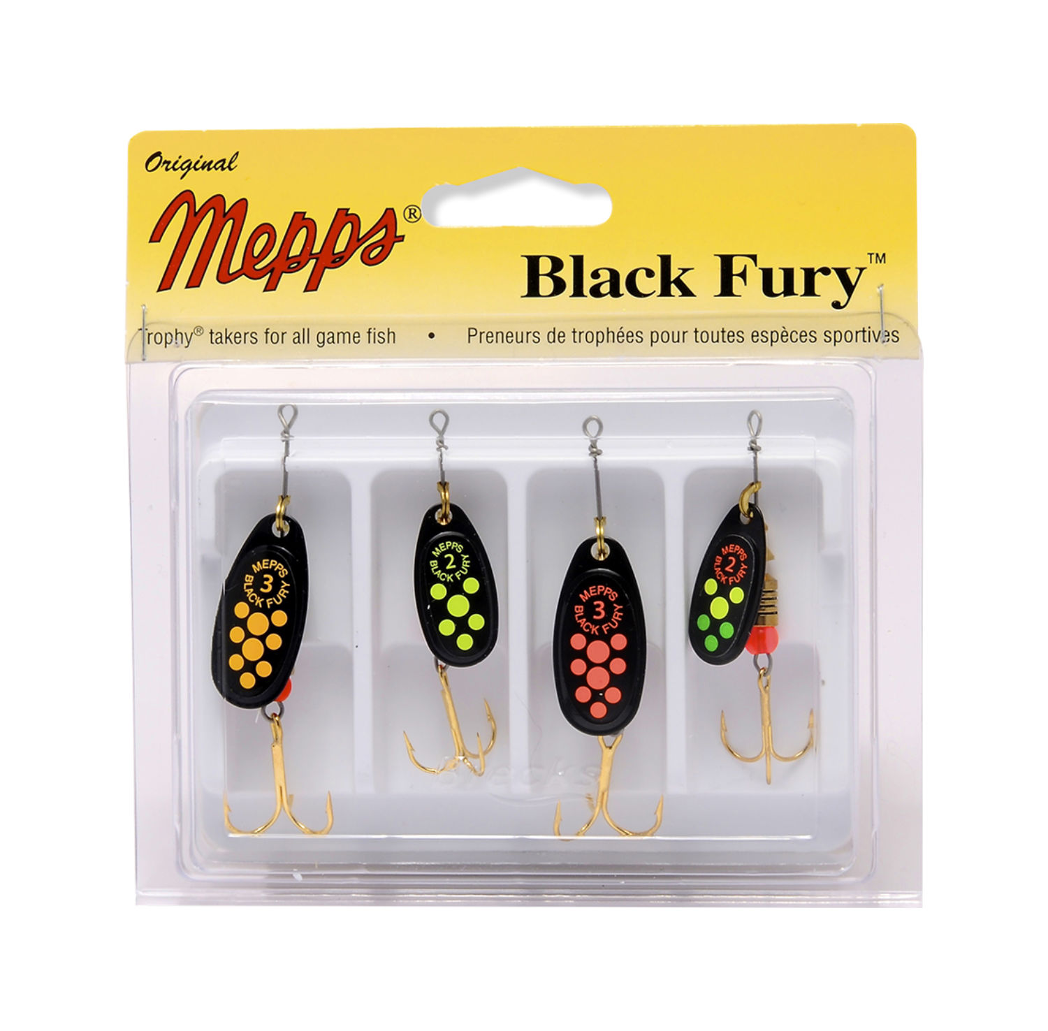 Mepps Black Fury 4-Pack