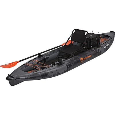 NRS Pike Inflatable Kayak - 12'6" Pro Gray