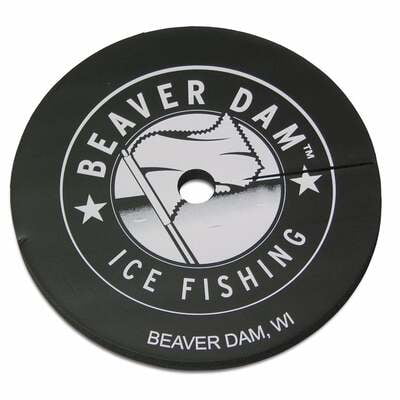 Beaver Dam Ice Hole Cover  Black 3 Pack