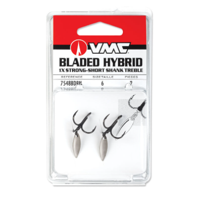 VMC Bladed Hybrid Treble Hook