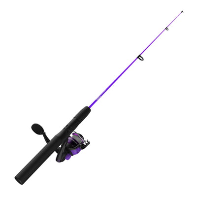Zebco Dock Demon Purple Spinning Combo