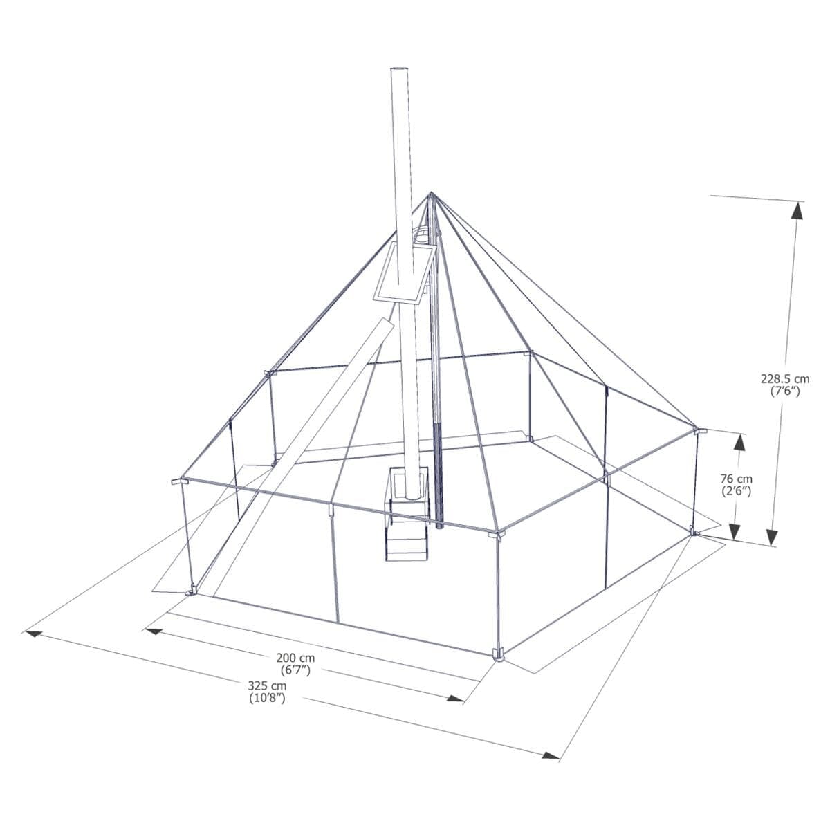 Esker Arctic Fox 10x10 Winter Tent Esker Arctic Fox 10x10 Winter Tent