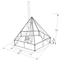 Esker Arctic Fox 9x9 Winter Tent