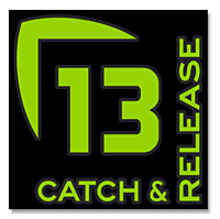 13 Fishing Catch & Release Decal - Medium