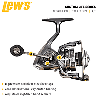 Lews Custom Lite Spinning Reel