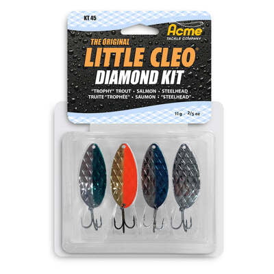 ACME Tackle Little Cleo Hammered Kit 4Pk (C200/HNB, HN, HNG, HFG)