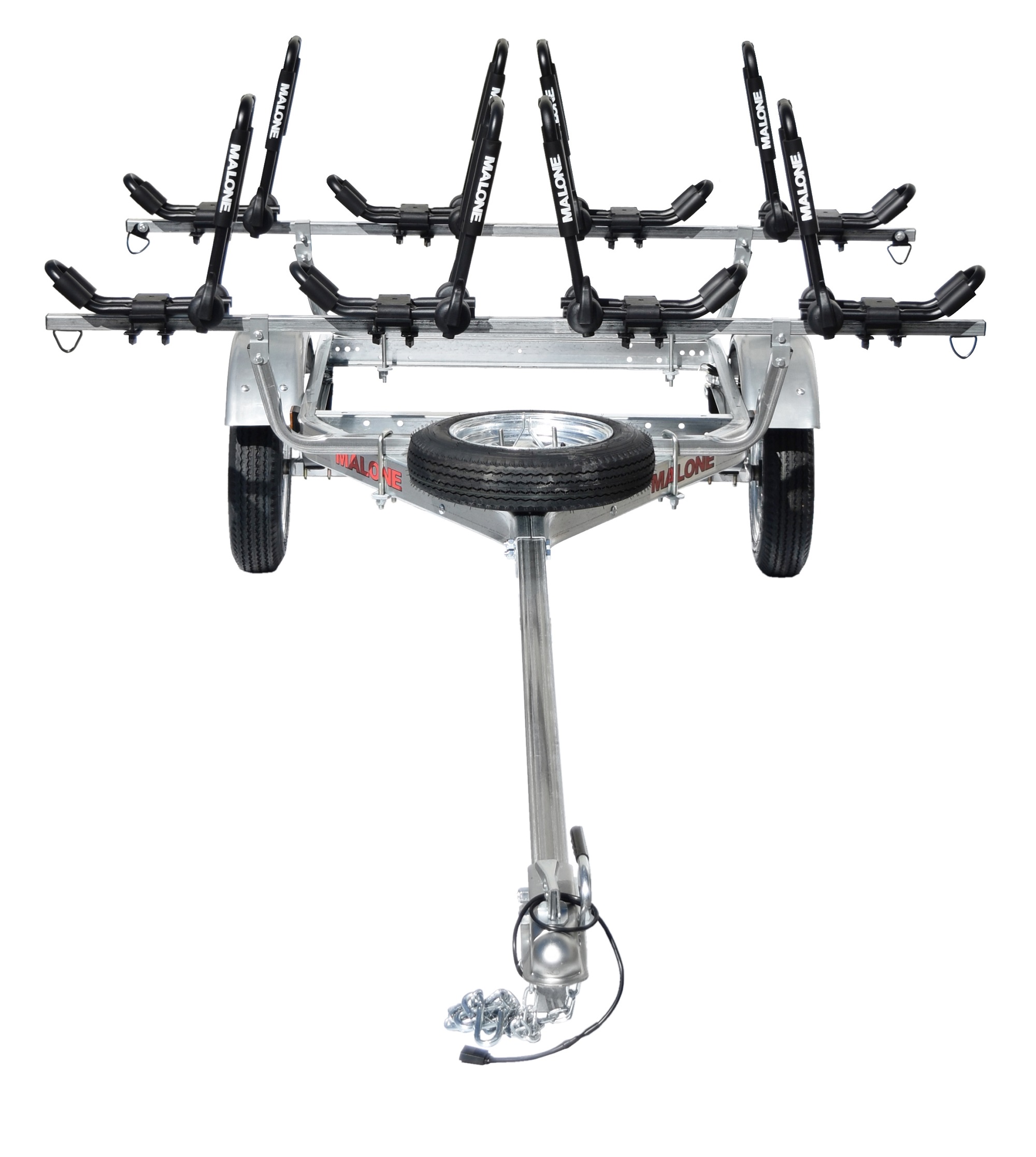 Malone MicroSport 4 Kayak Trailer Package w/J Racks