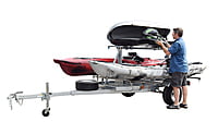 Malone MegaSport Low Bed Trailer w/2nd Tier