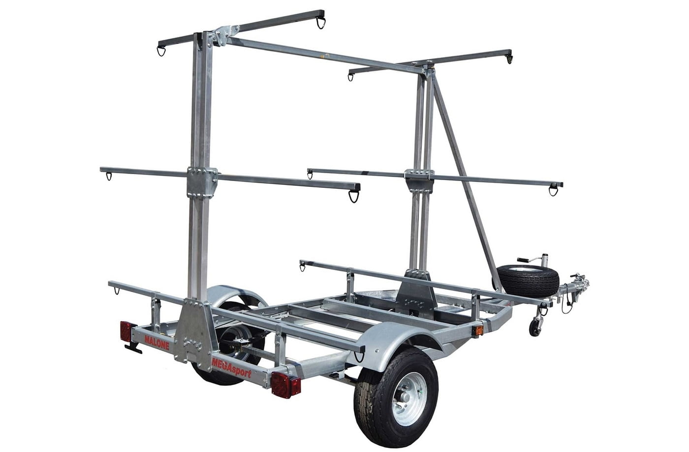 Malone MegaSport Outfitter 3 Tier Trailer w/SpareTire Malone MegaSport Outfitter 3 Tier Trailer w/SpareTire