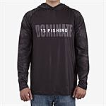 13 Fishing "Noire" Performance Long Sleeve Hooded Shirt