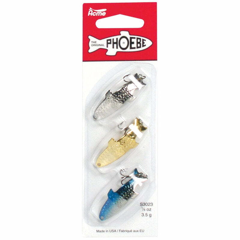 ACME Tackle Phoebe 3Pk 1/8 oz ACME Tackle Phoebe 3Pk 1/8 oz