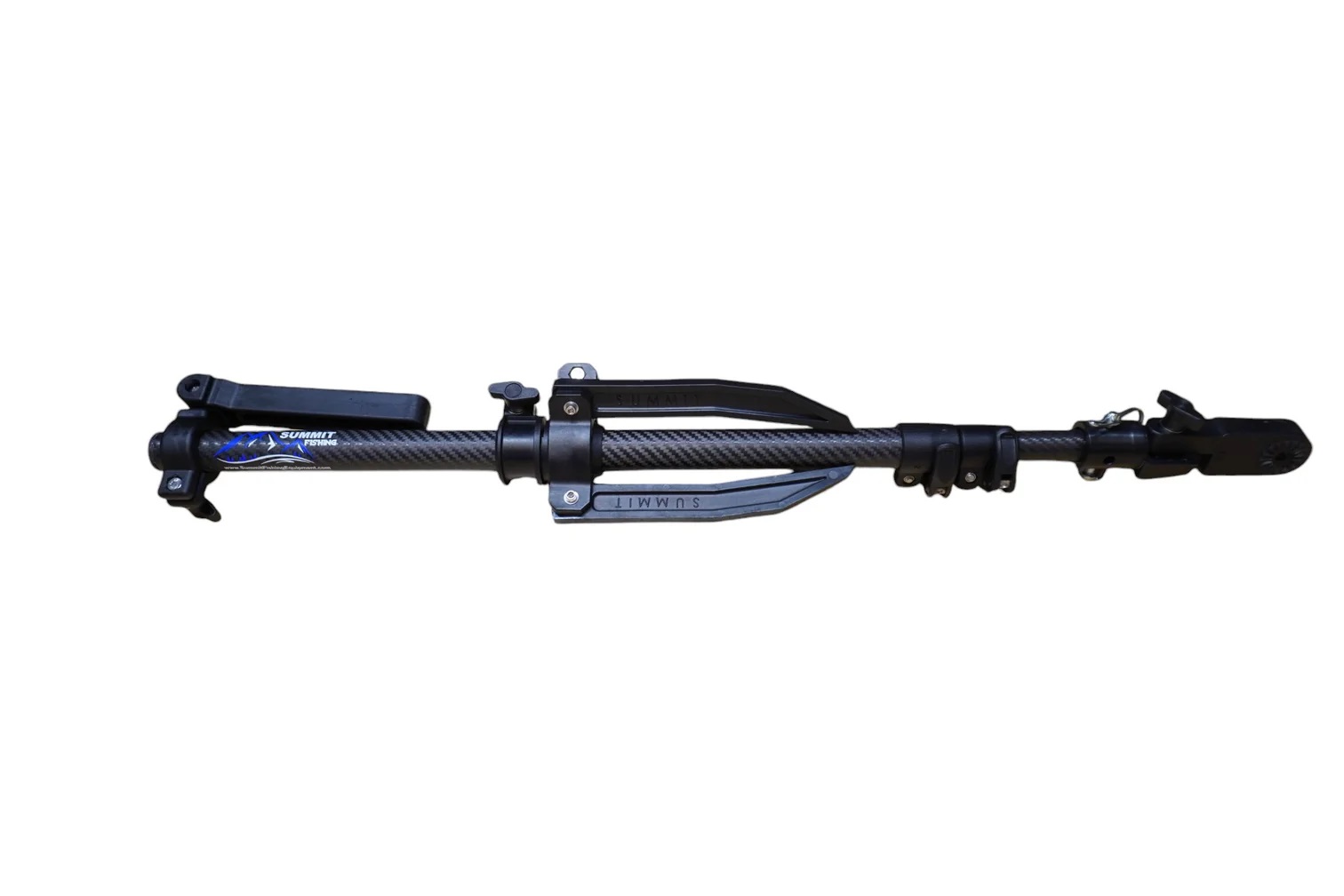 Summit Fishing FFS Carbon Fiber Transducer Ice Pole - Lowrance Eagle Eye