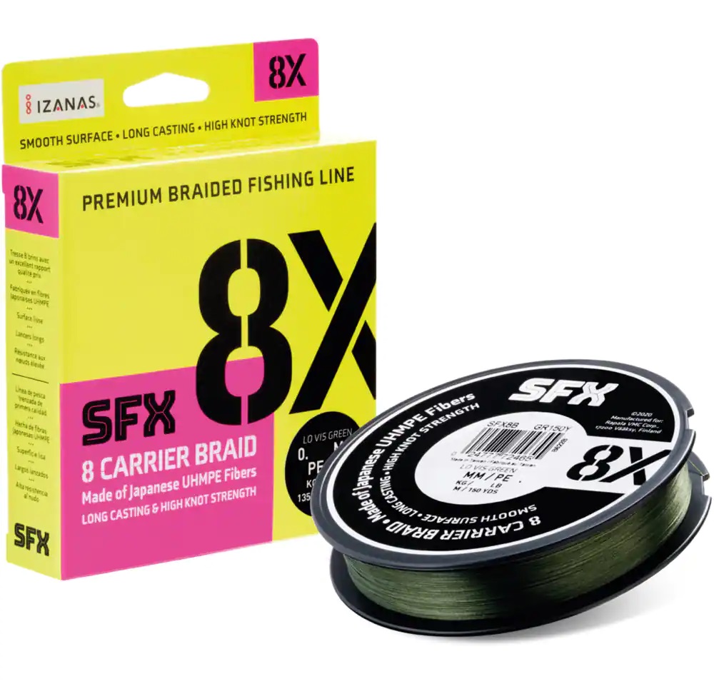 Sufix SFX 8X Braided Line
