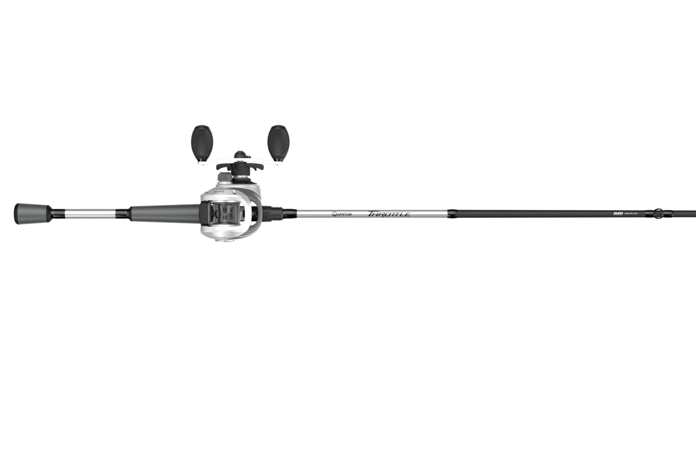 Quantum Throttle II Baitcast Reel and Fishing Rod Combo, IM8