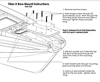 Native Watercraft Titan X Bow Motor Mount
