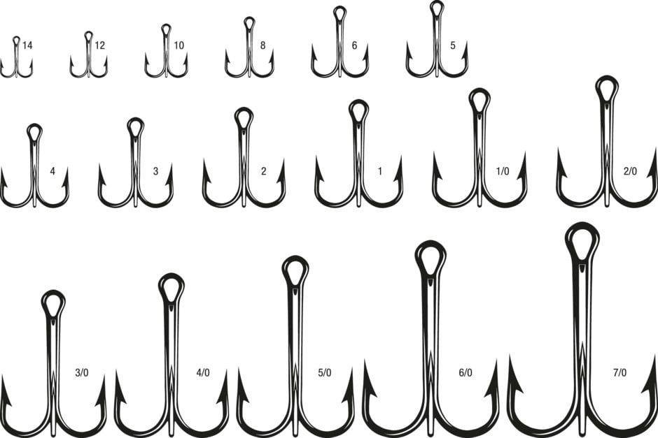 VMC 1X Round Bend Treble Hook VMC 1X Round Bend Treble Hook