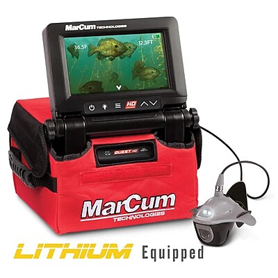 Marcum Quest UW View HD w/ "Brute" LiFePO4 12V10Ah Battery