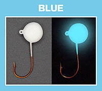 Big Nasty Tackle Super Glow Pout Pounder Jig