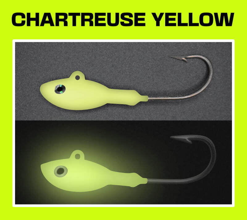 Big Nasty Tackle Super Glow Buckeye Jig Big Nasty Tackle Super Glow Buckeye Jig