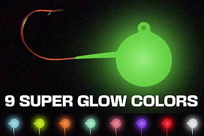 Big Nasty Tackle Super Glow Pout Pounder Jig