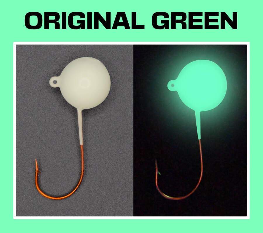 Big Nasty Tackle Super Glow Pout Pounder Jig Big Nasty Tackle Super Glow Pout Pounder Jig