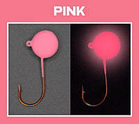 Big Nasty Tackle Lead Free Super Glow Pout Pounder Jig